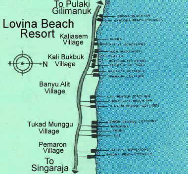 lovina map