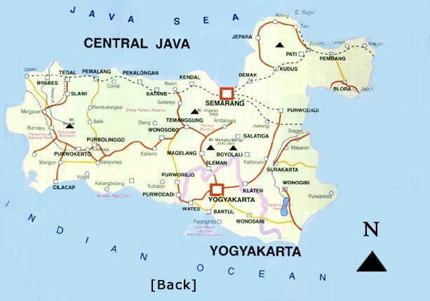 Map of Yogyakarta