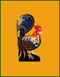 rooster set of 4