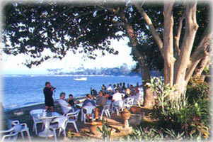 Restaurant on the beach side