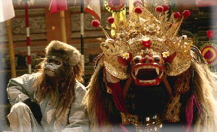 Barong and Hanoman