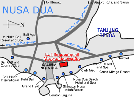 map nusa dua