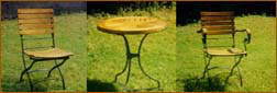 Product I (Wrought Iron and Teakwood Furniture)